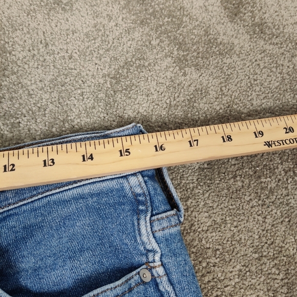 Madewell 10" High-Rise Skinny Crop Jeans Size 31 Denim Cotton - Picture 9 of 12